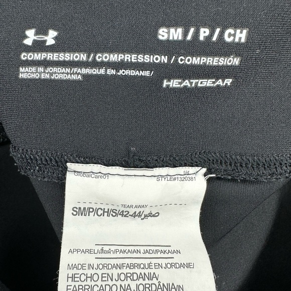 UNDER ARMOUR HeatGear Compression Running Legging w/zip cuffs Size S - Picture 8 of 8